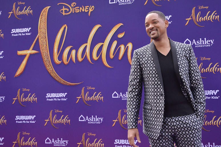 Will Smith, Red Carpet, Aladdin, Smile, Suit, Premiere, Los Angeles, 2019 Will Smith, Red Carpet, Aladdin, Smile, Suit, Premiere, Los Angeles, 2019