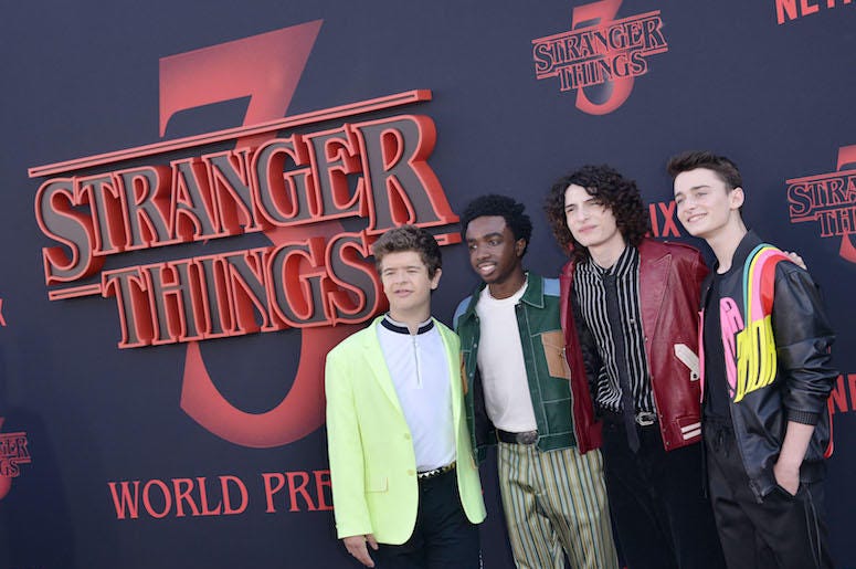 Stranger Things, Red Carpet, World Premiere, Gaten Matarazzo, Caleb McLaughlin, Finn Wolfhard, Noah Schnapp Stranger Things, Red Carpet, World Premiere, Gaten Matarazzo, Caleb McLaughlin, Finn Wolfhard, Noah Schnapp