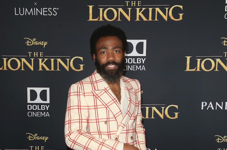 Donald Glover, Red Carpet, The Lion King, Premiere, Dolby Theatre, 2019 Donald Glover, Red Carpet, The Lion King, Premiere, Dolby Theatre, 2019