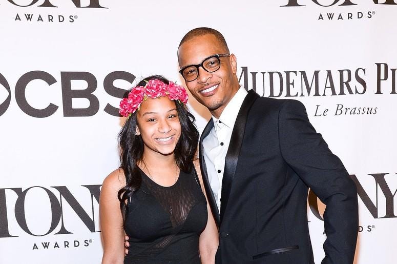 Deyjah Imani Harris and T.I. Deyjah Imani Harris and T.I.