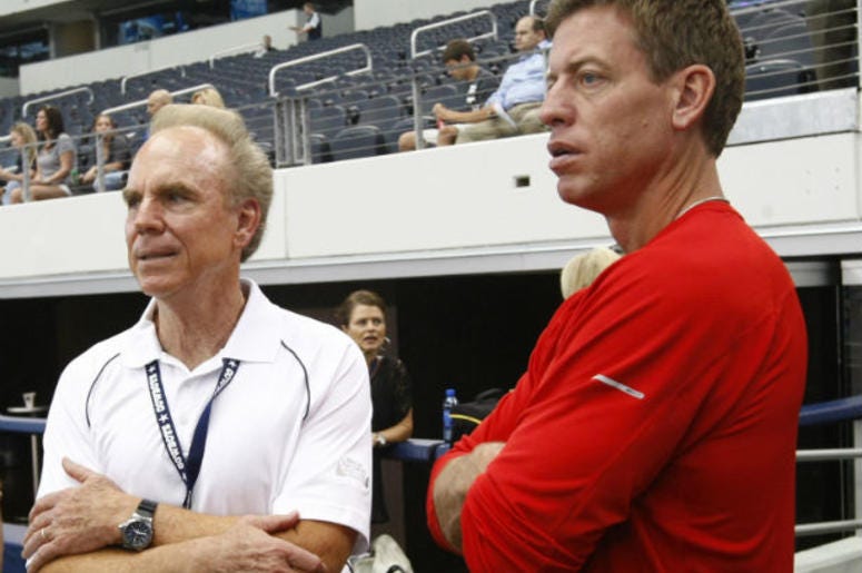 Troy Aikman and Roger Staubach