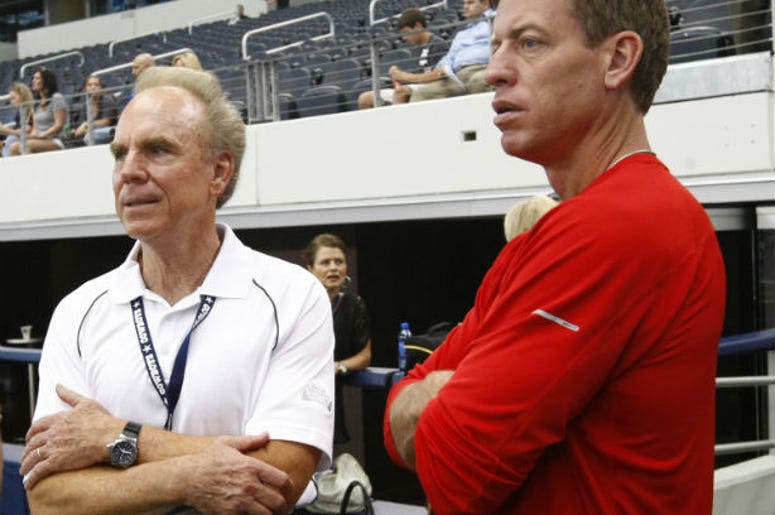 Troy Aikman and Roger Staubach