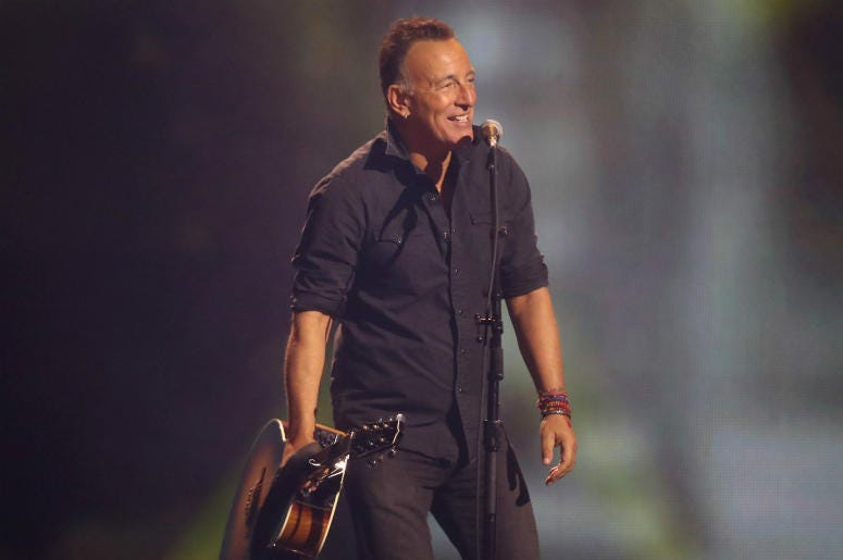 Bruce Springsteen performs during the closing ceremony of the Invictus Games 2017 Bruce Springsteen performs during the closing ceremony of the Invictus Games 2017
