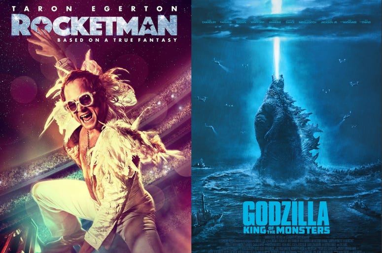 Godzilla and Rocketman Godzilla and Rocketman