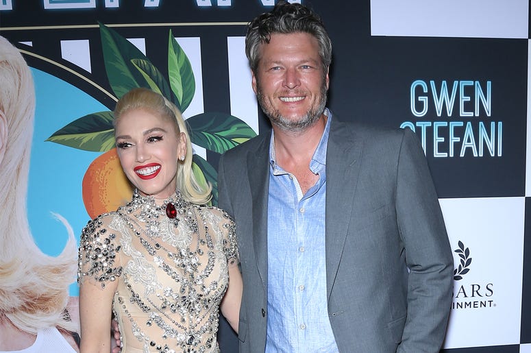 Gwen Stefani and Blake Shelton 27 June 2018 - Las Vegas, NV - Gwen Stefani, Blake Shelton. Gwen Stefan: Just A Girl Red Carpet at Planet Hollywood Resort Hotel and Casino.