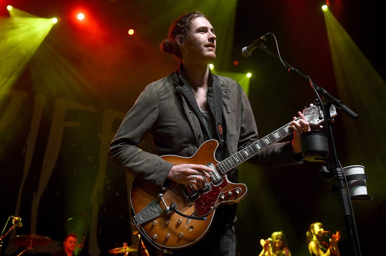 Hozier LAS VEGAS, NV - APRIL 09: Recording artist Andrew Hozier-Byrne of Hozier performs at The Chelsea at The Cosmopolitan of Las Vegas on April 9, 2015 in Las Vegas, Nevada. (Photo by Ethan Miller/Getty Images)