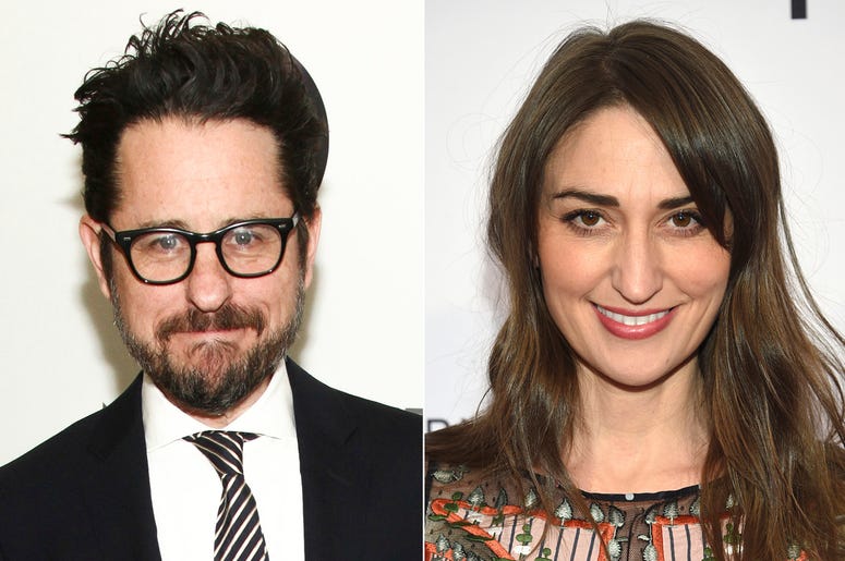 AP18157092795283 This combination photo shows filmmaker J.J. Abrams at HBO's Night of Too Many Stars in New York on Nov. 18, 2017, left, and singer-songwriter Sara Bareilles at Tribeca Talks with John Legend during the 2018 Tribeca Film Festival in New York on April 19, 2