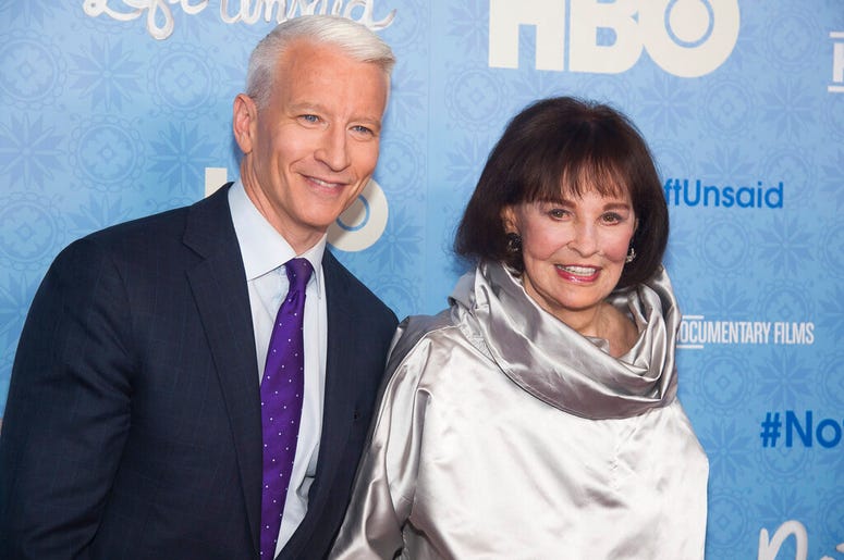 Anderson Cooper and Gloria Vanderbilt Anderson Cooper and Gloria Vanderbilt