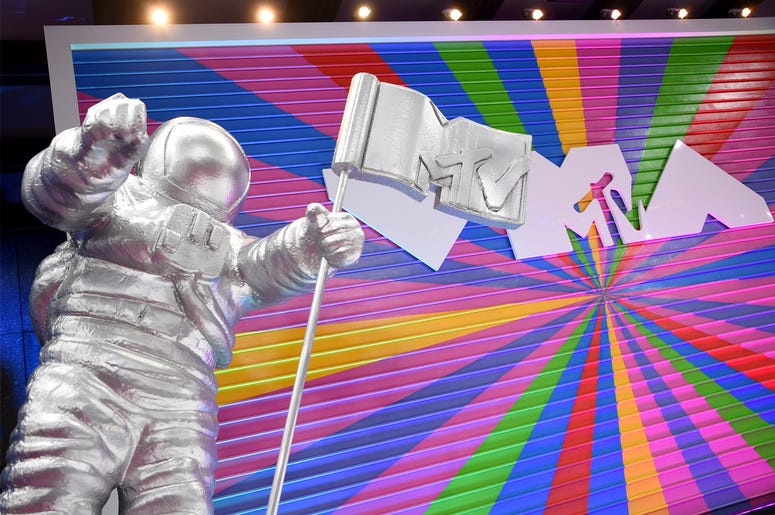 AP19235851748958 In this Monday, Aug. 20, 2018, file photo, a statue of the MTV Moon Man appears on the red carpet at the MTV Video Music Awards at Radio City Music Hall in New York. (Photo by Evan Agostini/Invision/AP, File)