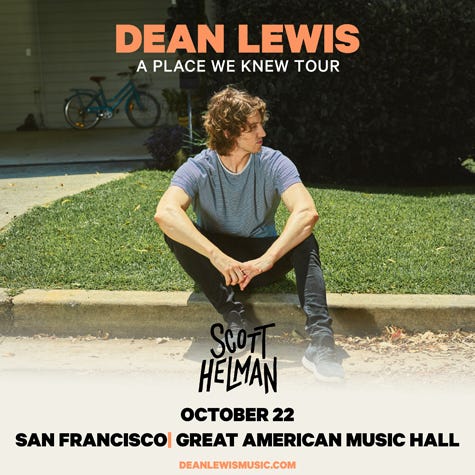 Dean Lewis at Great American Music Hall Dean Lewis at Great American Music Hall