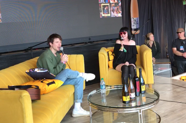 Jayn With Alec Benjamin at the JaM Cellars JaM Pad - BottleRock Napa Valley Jayn With Alec Benjamin at the JaM Cellars JaM Pad - BottleRock Napa Valley