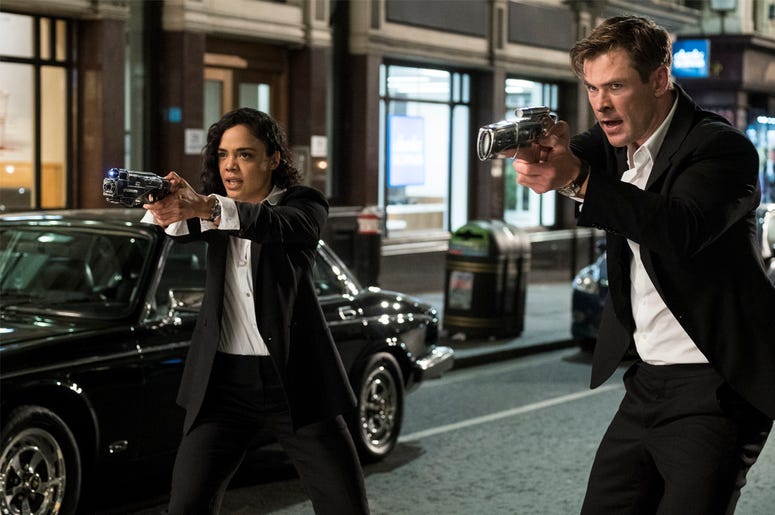 Chris Hemsworth and Tessa Thompson in 'Men In Black: International' Chris Hemsworth and Tessa Thompson in 'Men In Black: International' (Photo credit: Sony Pictures)