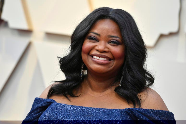 AP19224822863834 In this Sunday, Feb. 24, 2019, file photo, Octavia Spencer arrives at the Oscars at the Dolby Theatre in Los Angeles. (Photo by Jordan Strauss/Invision/AP, File)