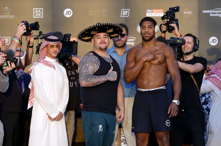 Andy ruiz y Anthony Joshua