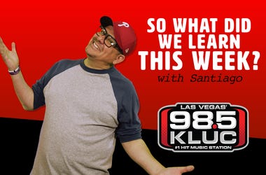 So What Did We Learn This Week? With Santiago KLUC's Santiago
