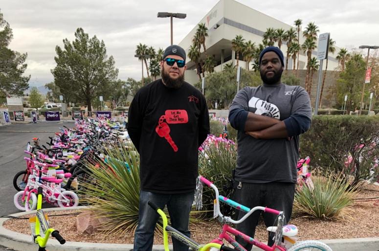 Big Boy Carz LV hosts Joe and J.B. Bring Hot Wheels to Toy Drive Big Boy Carz LV hosts Joe and J.B.