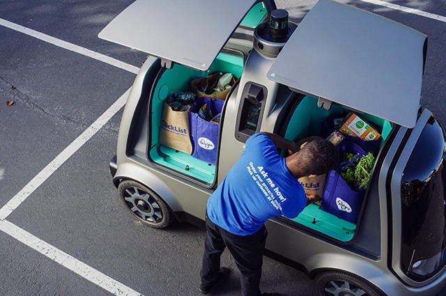 Driver-less Grocery Delivery Driver-less Grocery Delivery