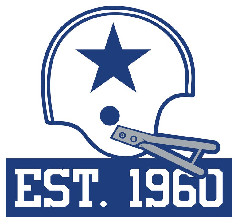 (Photo courtesy of Dallas Cowboys) Dallas Cowboys official 60th Anniversary logo that will be used throughout the year-long celebration.