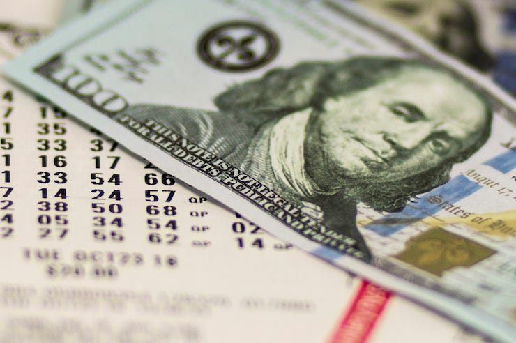 Money, Cash, Lottery Ticket Money, Cash, Lottery Ticket