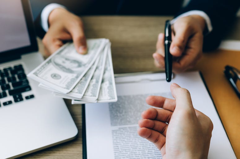 Mortgage, Cash, Pen, Contract, Businessman Mortgage, Cash, Pen, Contract, Businessman