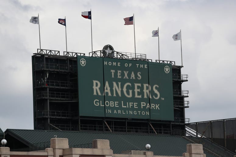 (Ronald Martinez/ Getty Images) A general view of Globe Life Park in Arlington on September 29, 2019 in Arlington, Texas