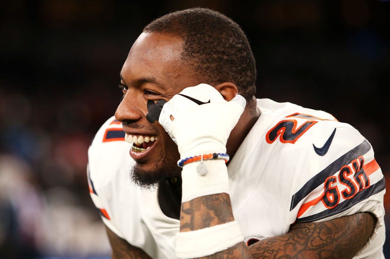 (Jack Thomas/Getty Images) Ha Ha Clinton-Dix #21 of the Chicago Bears looks on following the NFL match between the Chicago Bears and Oakland Raiders at Tottenham Hotspur Stadium on October 06, 2019 in London, England.