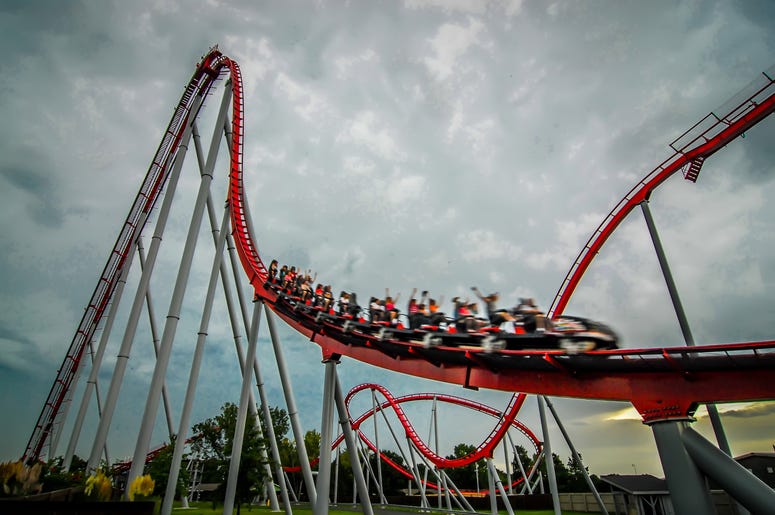 (digidreamgrafix/ iStock/ Getty Images Plus) roller coaster amusement park ride