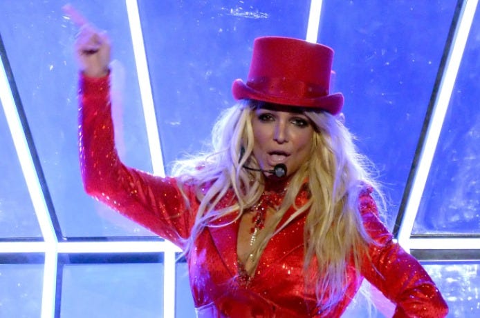 LAS VEGAS, NV - MAY 22: Recording artist Britney Spears performs onstage during the 2016 Billboard Music Awards at T-Mobile Arena on May 22, 2016 in Las Vegas, Nevada LAS VEGAS, NV - MAY 22: Recording artist Britney Spears performs onstage during the 2016 Billboard Music Awards at T-Mobile Arena on May 22, 2016 in Las Vegas, Nevada