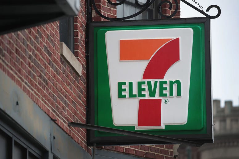 (Scott Olson/Getty Images) A sign hangs outside of a 7-Eleven store on January 10, 2018 in Chicago, Illinois. Immigration officials raided nearly 100 7-Eleven stores across the country this morning checking the immigration status of store employees.