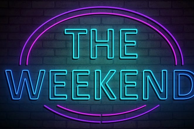 3d Illustration depicting an illuminated neon sign with a weekend concept. 3d Illustration depicting an illuminated neon sign with a weekend concept.