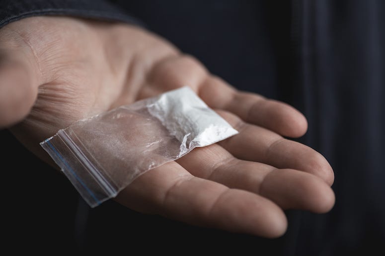 Cocaine, Drugs, Baggie, Dealer, Plastic Bag, Hand Cocaine, Drugs, Baggie, Dealer, Plastic Bag, Hand