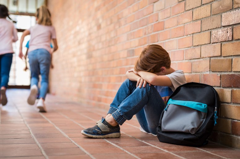Bullying, Boy, Sitting, Floor, Sad, Bully, School Bullying, Boy, Sitting, Floor, Sad, Bully, School