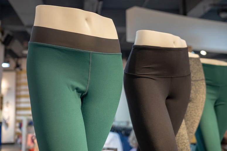 Yoga Pants, Mannequin, Store Yoga Pants, Mannequin, Store