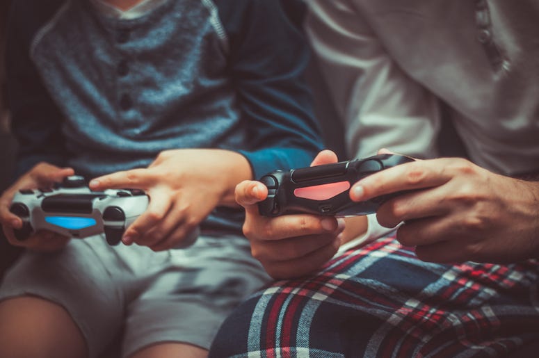 Video Game, Controllers, Friends, Playing Video Game, Controllers, Friends, Playing