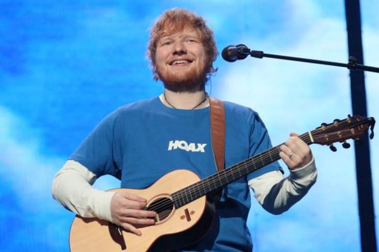 Ed Sheeran performs at a sold-out Miller Park on Oct. 24, 2018 Ed Sheeran performs at a sold-out Miller Park on Oct. 24, 2018