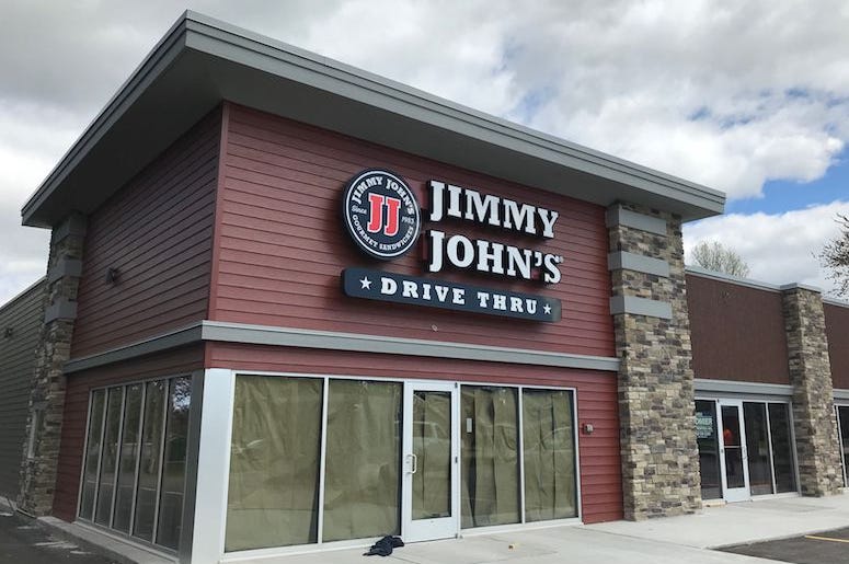 Jimmy John's, Restaurant, Exterior, Cloudy, 2019 Jimmy John's, Restaurant, Exterior, Cloudy, 2019