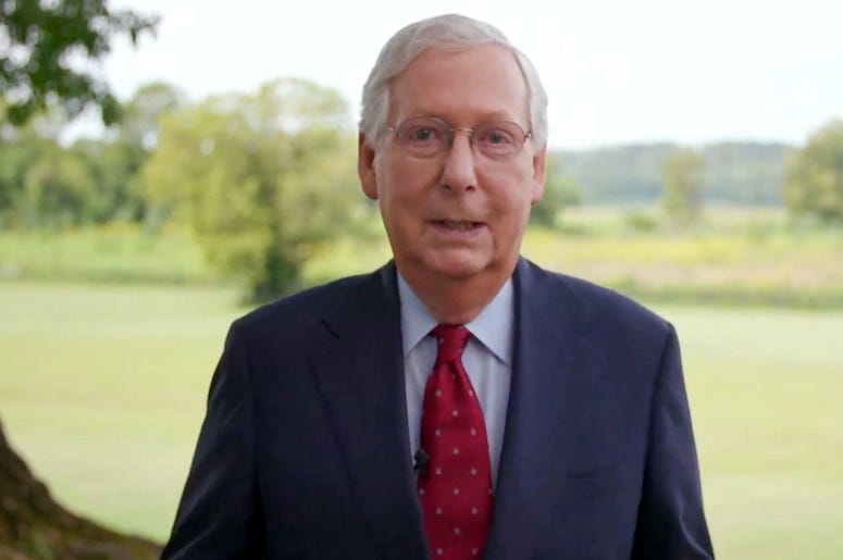 Mitch McConnell, RNC, Republican National Convention, Speaking Mitch McConnell, RNC, Republican National Convention, Speaking