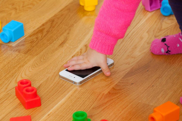 Child With Cellphone Child With Cellphone