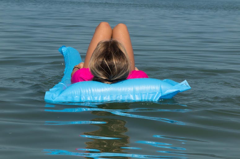 Woman On Float Woman On Float