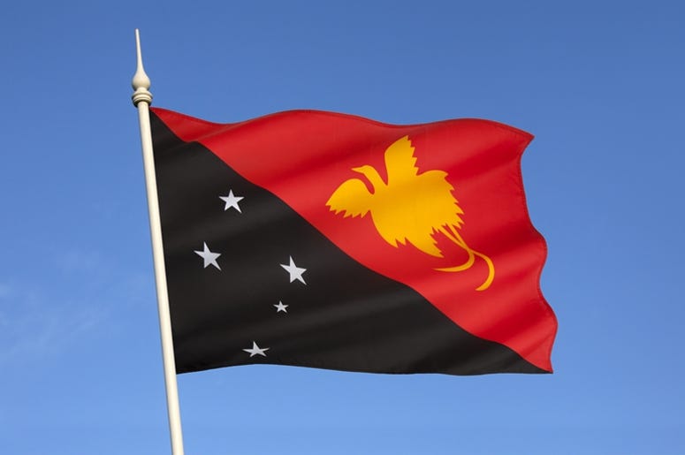 Flag of Papua New Guinea - South East Asia Flag of Papua New Guinea - South East Asia