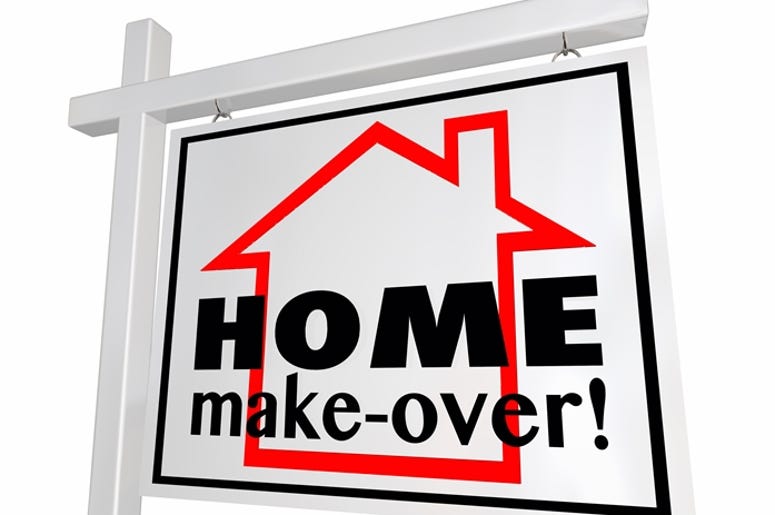 Home Make-Over House Real Estate Sign Remodeling Home Make-Over House Real Estate Sign Remodeling