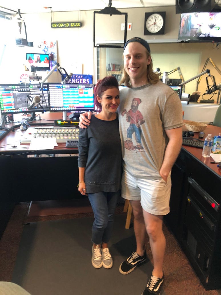 (Sybil Summers/ Entercom Radio) Sybil poses with Joshua Logan Alexander