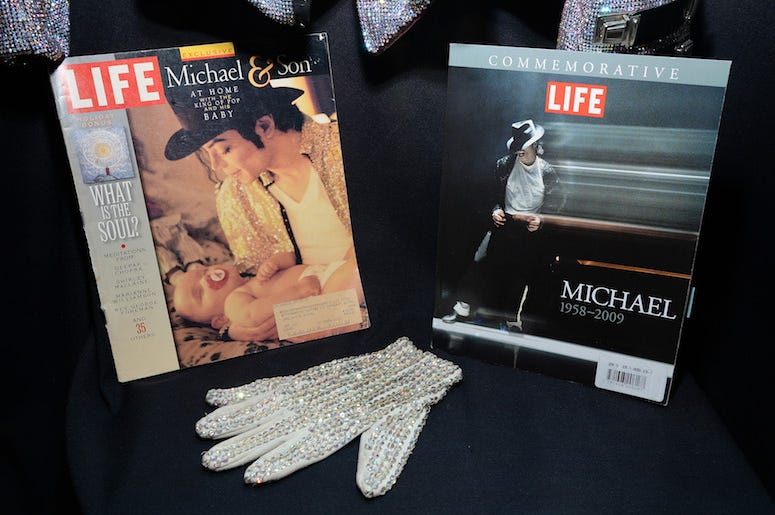 Michael Jackson, Glove, Hat, TIME Magazine, 1997 Michael Jackson, Glove, Hat, TIME Magazine, 1997