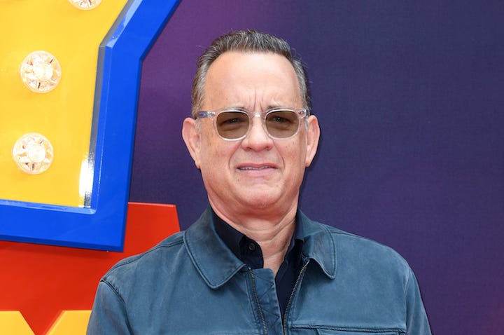 Tom Hanks, Red Carpet, Toy Story 4, Premiere, Sunglasses, Smiling, London, 2019 Tom Hanks, Red Carpet, Toy Story 4, Premiere, Sunglasses, Smiling, London, 2019