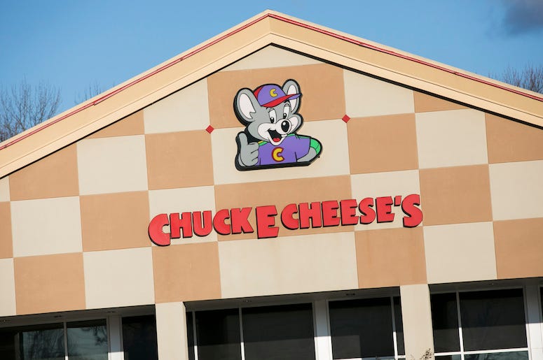 Chuck E. Cheese's, Restaurant, Exterior, Sign, Logo Chuck E. Cheese's, Restaurant, Exterior, Sign, Logo