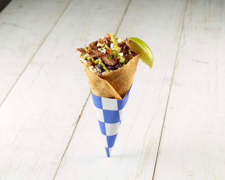 Ruth’s Stuffed Fried Mexi-Cone by Ruth Hauntz (Photo credit: State Fair of Texas®) Ruth’s Stuffed Fried Mexi-Cone by Ruth Hauntz (Photo credit: State Fair of Texas®)