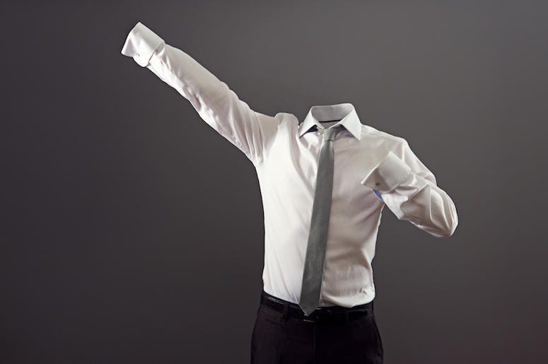 Invisible Man, Shirt, Tie Invisible Man, Shirt, Tie