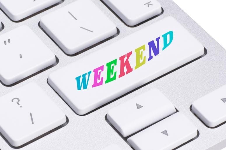 Computer key - days of the week - Weekend Computer key - days of the week - Weekend