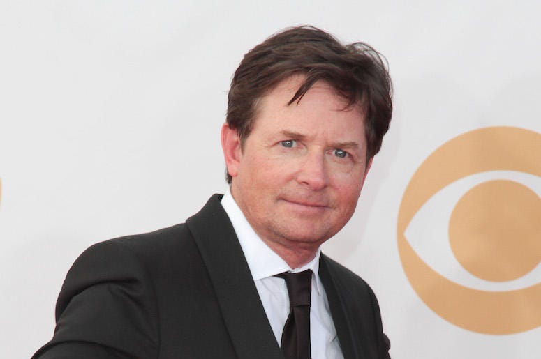 Michael J. Fox, Red Carpet, 65th Emmy Awards, Pose, 2013 Michael J. Fox, Red Carpet, 65th Emmy Awards, Pose, 2013