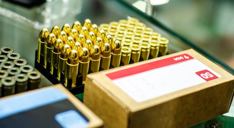 Ammunition at gun store